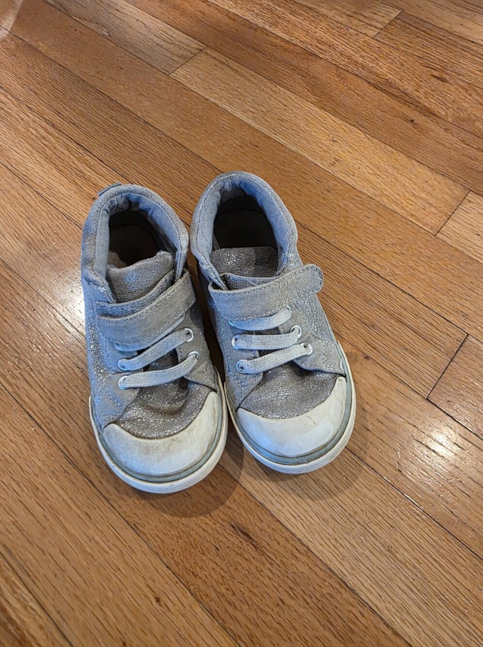 See Kai Run Silver High Top Sneakers